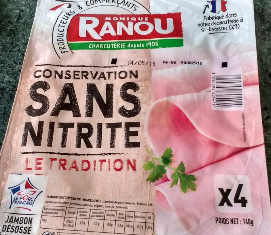 Jambon sans nitrite Monique Ranou