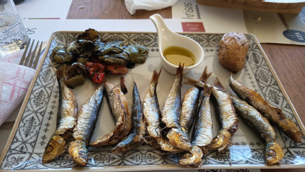 Mon plat : sardines grillées